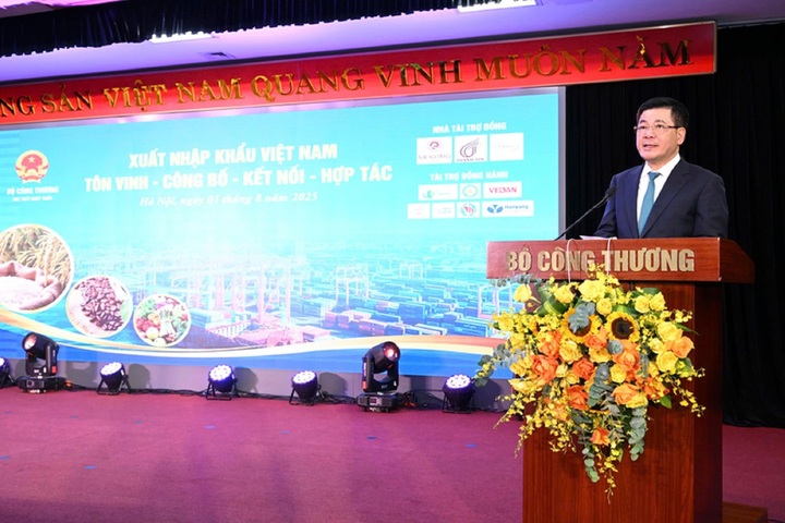 Bộ trưởng Công Thương Nguyễn Hồng Diên công bố Báo cáo Xuất nhập khẩu Việt Nam năm 2024.