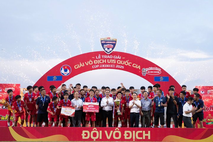 PVF vô địch giải U15 Quốc gia 2025.