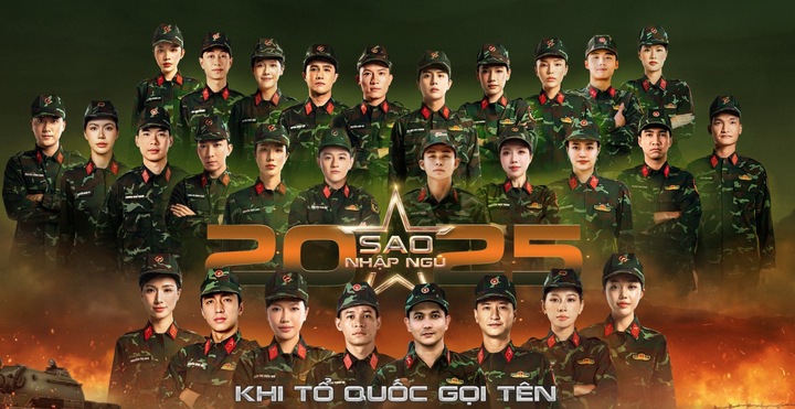 30 nghệ sĩ tham gia chương trình "Sao nhập ngũ 2025".
