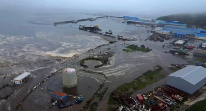 Thị trấn Severo-Kurilsk trên đảo Paramushir, thuộc quần đảo Kuril phía bắc của Nga. (Ảnh: Getty)