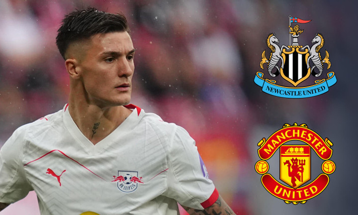 Benjamin Sesko cân nhắc giữa Man Utd và Newcastle.