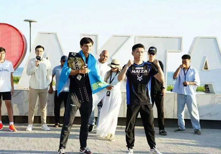 Baergeng Jieleyisi thách đấu nhà vô địch của Kazakhstan Nurbek Kabdrakhmanov