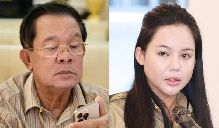 Ông Hun Sen và bà Thy Sovantha. (Ảnh: Khmer Times)