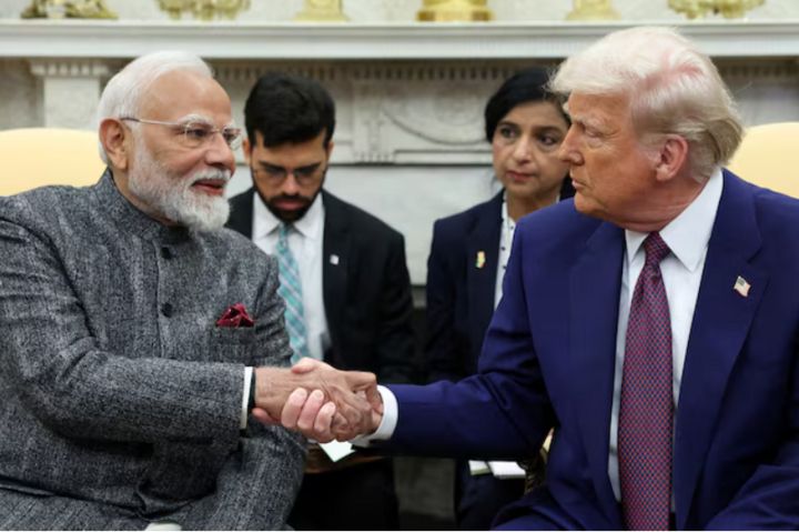 Tổng thống Mỹ Donald Trump và Thủ tướng Ấn Độ Narendra Modi. (Ảnh: Reuters)