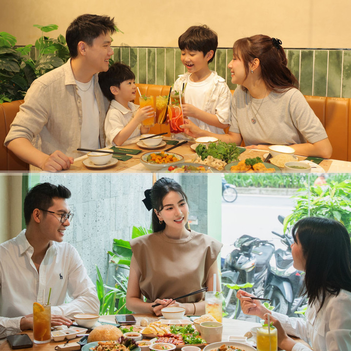 MC Mai Ngọc và Gia đình Xoài Fam là những thực khách lâu năm của Kampong.