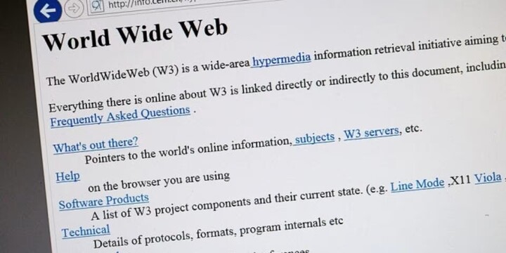 Bài đăng trên usenet ngày 6/8/1991 về WorldWideWeb của Tim Berners-Lee. (Nguồn: w3)