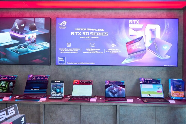 Loạt laptop gaming tại ASUS Store. (Nguồn: ASUS)