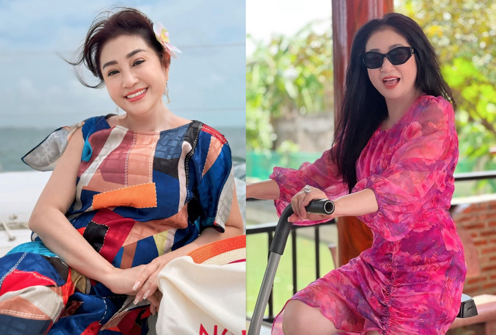 Thoại Mỹ tươi trẻ, tràn đầy năng lượng ở tuổi 56.