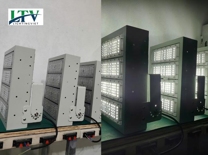 Test khả năng chiếu sáng mạnh mẽ của đèn pha LED Module LTV.