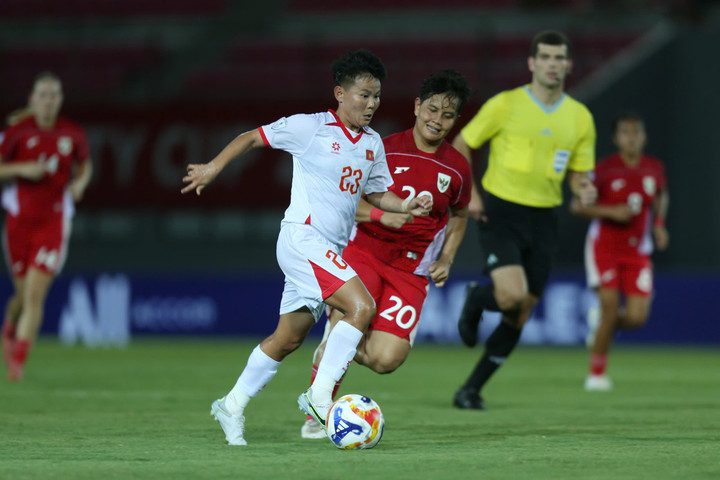 Đội tuyển nữ Việt Nam chơi ấn tượng.