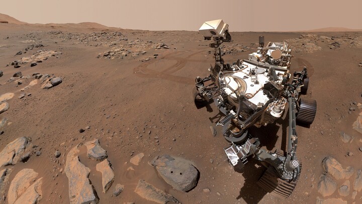 Xe tự hành Perseverance của NASA trên Sao Hỏa. (Nguồn: NASA)