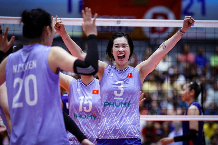 Đội tuyển bóng chuyền nữ Việt Nam từng đánh bại Thái Lan.