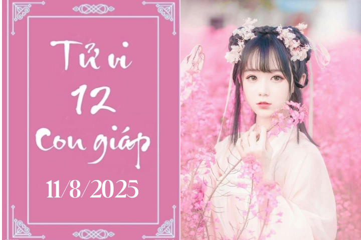 Tử vi 12 con giáp hôm nay ngày 11/8/2025: Dần chậm trễ, Mão khó khăn