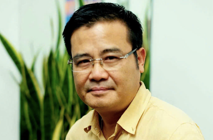 Nhà báo Nguyễn Sỹ Hào, Phó Tổng biên tập Báo Đại biểu Nhân dân.