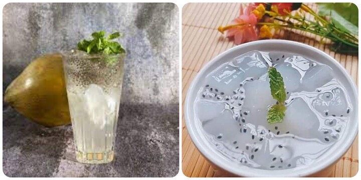 Nước dừa hạt chia là thức uống tốt cho sức khoẻ.