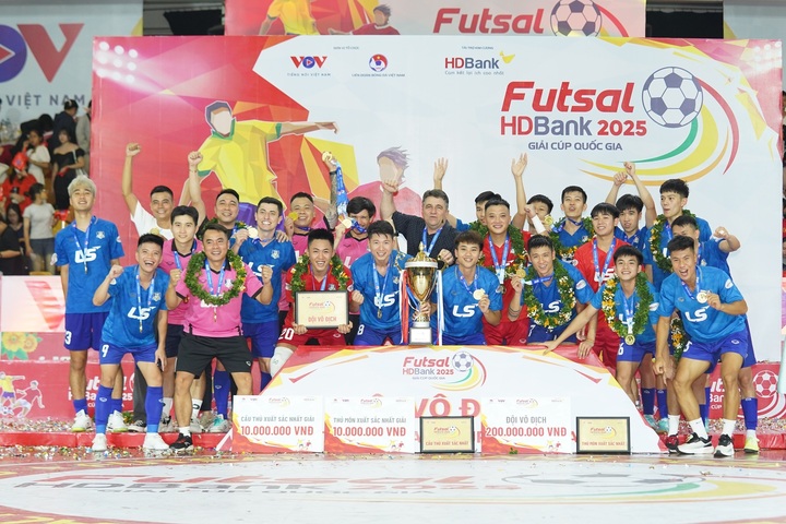 Thái Sơn Bắc vô địch giải futsal HDBank Cúp quốc gia 2025.