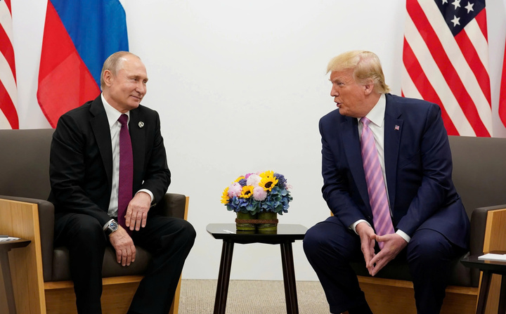 Tổng thống Nga Vladimir Putin và Tổng thống Mỹ Donald Trump. (Ảnh: Reuters)