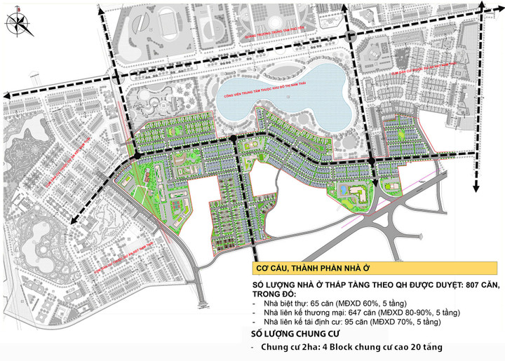 Dự án khu dân cư Nam Tiến 2, Thái Nguyên.