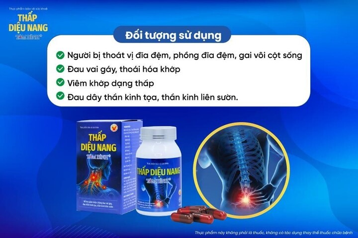 Thấp diệu nang Tâm Bình là giải pháp hiệu quả hỗ trợ cho người thoát vị đĩa đệm, đau dây thần kinh.