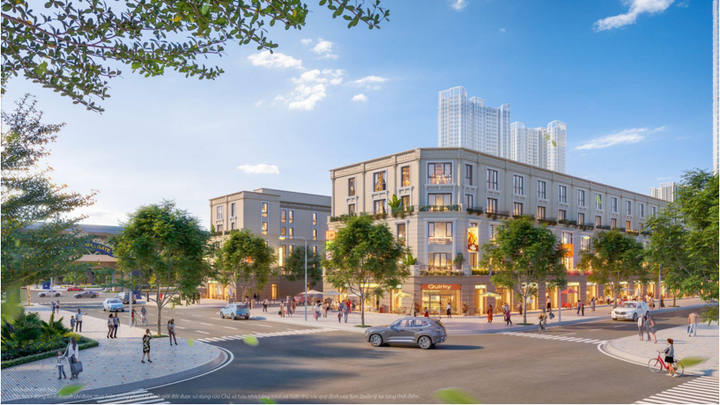 Boutique Gate Cổ Loa – “Cửa ngõ thương mại” phía Bắc Hà Nội. (Ảnh: CĐT Vinhomes)