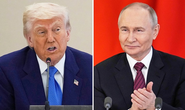 Tổng thống Mỹ Donald Trump và Tổng thống Nga Vladimir Putin.