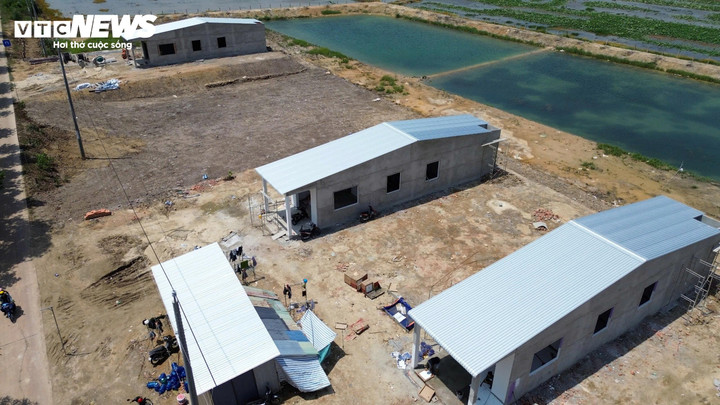 Từ khi có nhà mới, nhiều hộ dân không còn lo chỗ trú mua trú nắng, nên mạnh dạn nuôi trồng, tăng gia sản xuất.