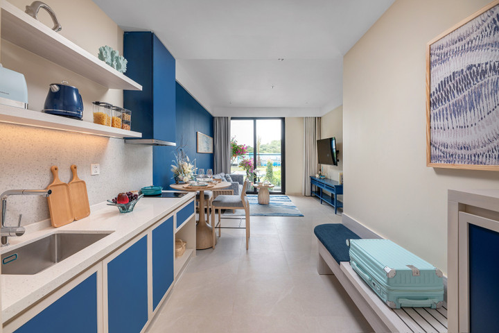 Căn hộ Blanca được bàn giao full nội thất theo tiêu chuẩn quốc tế, thiết kế bởi Ong&Ong. (Singapore)