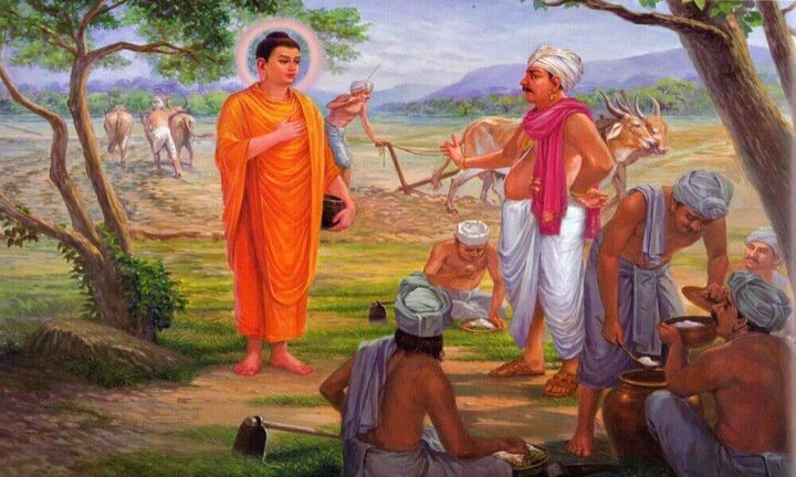 Đức Phật coi khất thực không chỉ là việc nuôi nhục thân mà còn là cơ hội để rèn luyện tâm và gieo duyên lành với chúng sinh. (Ảnh minh họa: PhatGiao.Org)