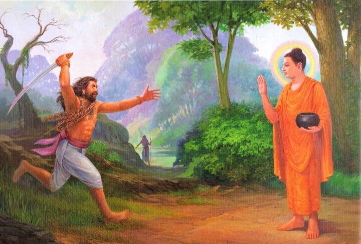 Đức Phật coi khất thực cũng là cách để gieo duyên lành đến thế gian. (Minh họa: Phatgiao.org)