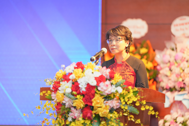 Bà Trần Thùy Chi là chủ tịch Liên đoàn bóng chuyền Hà Nội.