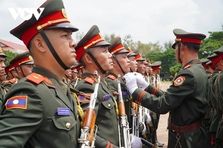 Quân đội nhân dân Lào sang Việt Nam tham gia diễu binh, diễu hành kỷ niệm 80 năm Quốc khánh - 9