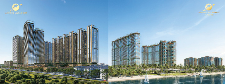 Sunshine Bay Retreat Vung Tau tại TP.HCM và Sunshine Legend City tại phía Đông Hà Nội - 2 dự án sẽ được Sunshine Group đồng loạt khởi công vào sáng 19/8/2025, với tổng mức đầu tư lên đến hơn 3 tỷ USD, góp phần tạo sức lan tỏa sâu rộng trong toàn xã hội về đột phá xây dựng hạ tầng chiến lược.