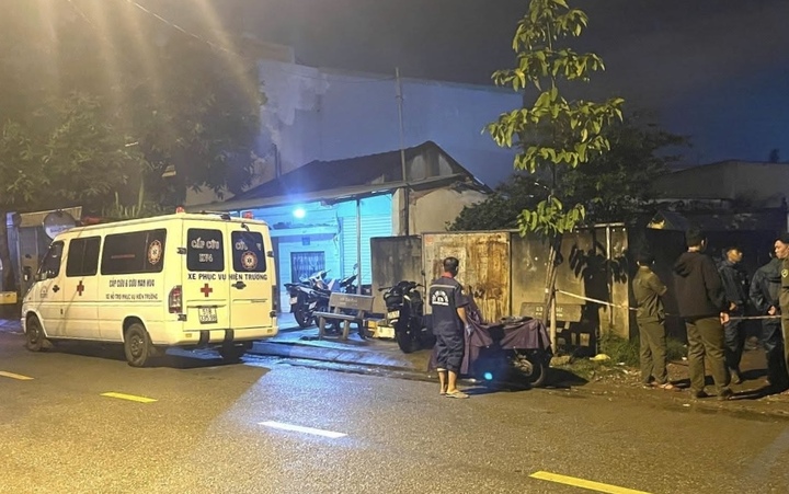 Hiện trường vụ án mạng.