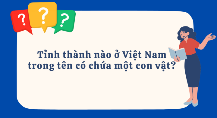 Tỉnh thành nào ở Việt Nam trong tên có chứa một con vật? - 1