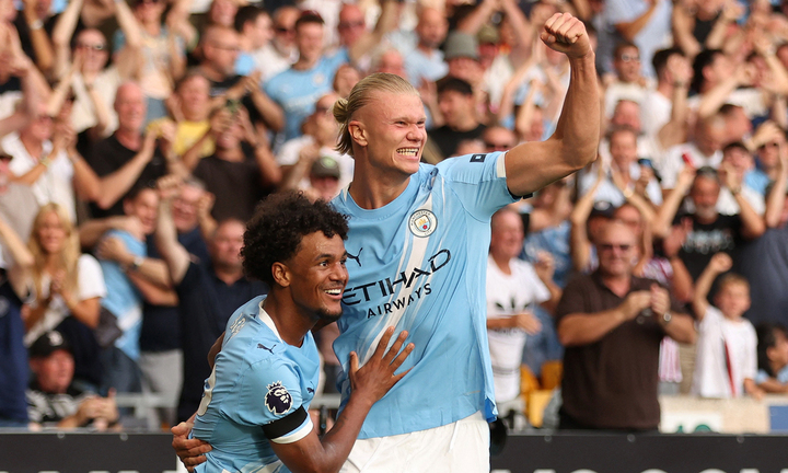 Man City thắng đậm nhất trong ngày mở màn giải Ngoại Hạng Anh. (Ảnh: Reuters)