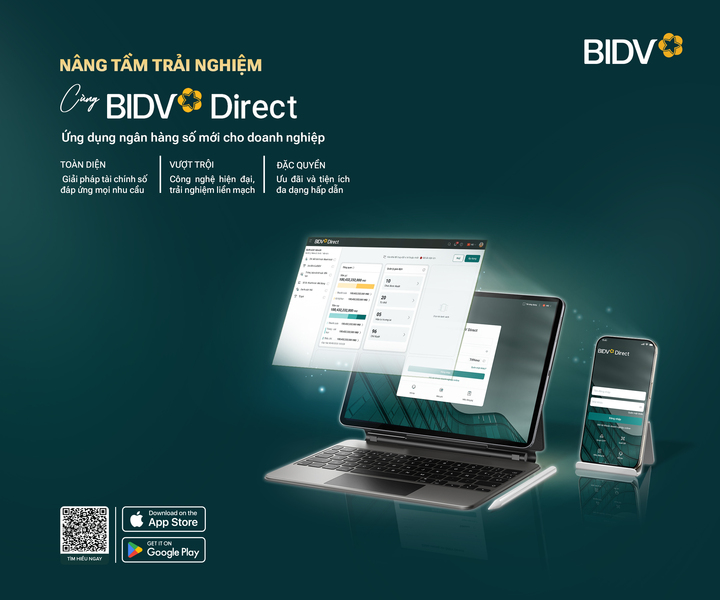 BIDV Direct - ứng dụng số hữu ích dành cho khách hàng tổ chức - 1