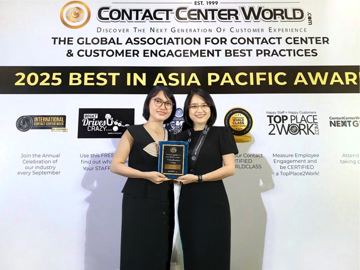 BIDV đạt giải Trung tâm Chăm sóc khách hàng tốt nhất châu Á Thái Bình Dương - 1