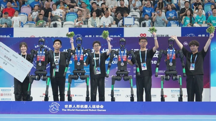 Đội robot Unitree tham gia thi đấu. (Nguồn: Unitree)