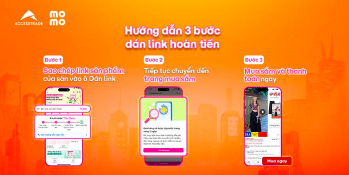(Hướng dẫn sử dụng tiện ích Hoàn tiền mua sắm trên app MoMo)