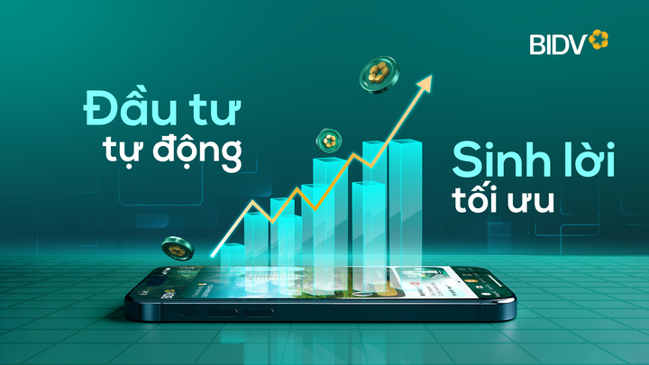 Chỉ một lần đăng ký duy nhất, tài khoản của khách hàng sẽ tự động gửi tiết kiệm và sinh lời với BIDV SmartBanking phiên bản X.