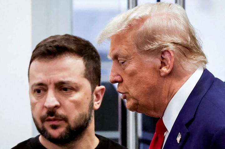 Tổng thống Ukraine Volodymyr Zelensky và Tổng thống Mỹ Donald Trump. Ảnh: Reuters