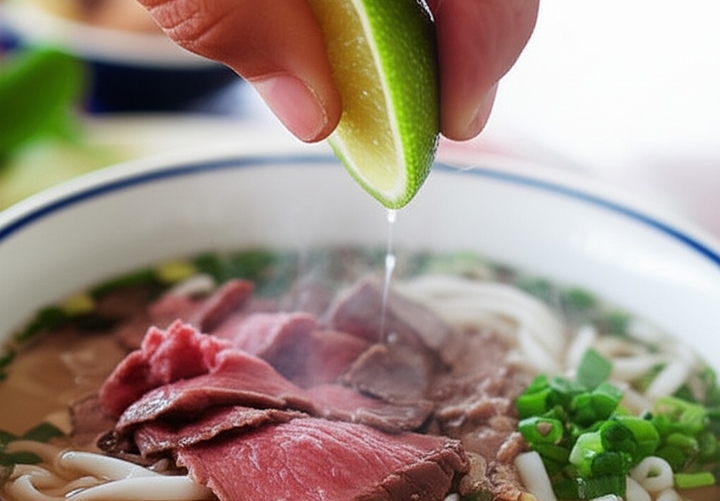 Vắt chanh vào phở bò có tác dụng bất ngờ gì?