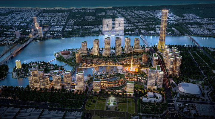 Phối cảnh thiết kế dự án Da Nang Downtown.
