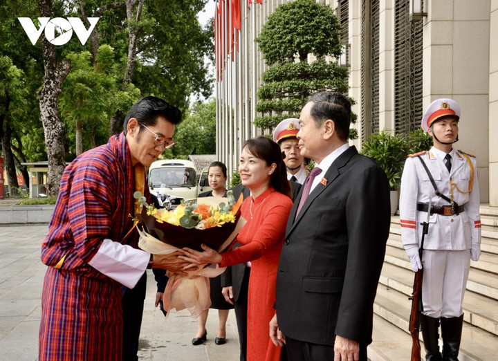 Chủ tịch Quốc hội Trần Thanh Mẫn hội kiến Quốc vương Bhutan - 4