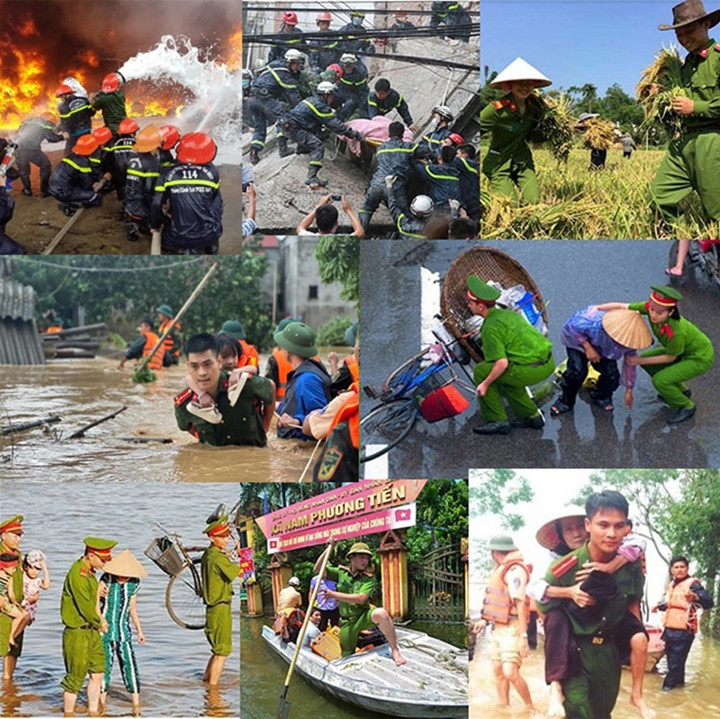 Lực lượng Công an nhân dân sẵn sàng hy sinh "thức cho dân ngủ, gác cho dân vui chơi, lấy niềm vui, hạnh phúc của Nhân dân làm niềm vui, lẽ sống của mình"; xả thân vì sự nghiệp cách mạng, vì cuộc sống bình yên và hạnh phúc của nhân dân.