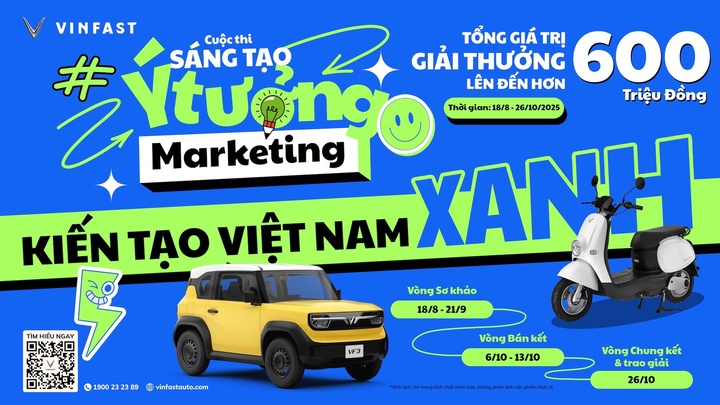 VinFast tổ chức cuộc thi 'Kiến tạo Việt Nam Xanh' - 2