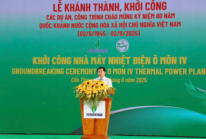 Ông Trần Văn Lâu – Phó Bí thư Thành ủy, Chủ tịch UBND TP. Cần Thơ nhấn mạnh Petrovietnam cần tập trung nguồn lực để sớm hoàn thành NMNĐ Ô Môn IV đúng tiến độ, bảo đảm an toàn lao động, an toàn môi trường và thực hiện nghiêm các cam kết trong đăng ký đầu tư.
