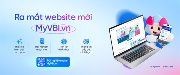 Website mới của VBI được thiết kế để mang lại trải nghiệm cá nhân hóa cho người dùng.
