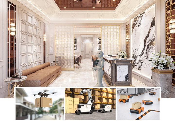 Noble Palace Tay Thang Long là đô thị thấp tầng tiên phong ứng dụng tối đa AI vào quản lý vận hành và hỗ trợ các hoạt động kinh doanh thương mại.