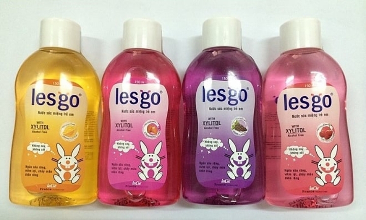 Thu hồi khẩn nước súc miệng trẻ em Lesgo